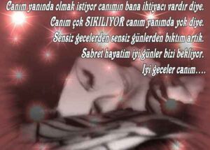 sevgiliye iyi geceler mesajı romantik